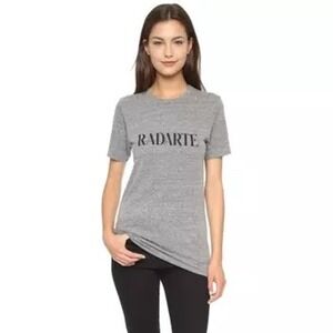 Rodarte "Radarte"‎ Tee Shirt Designer Top Gray Size S